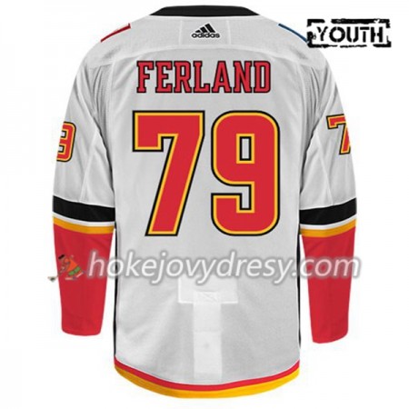 Dětské Hokejový Dres Calgary Flames MICHAEL FERLAND 79 Adidas Bílá Authentic